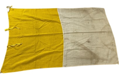 1956 Pope Pius XII Vatican City Roman Flag
