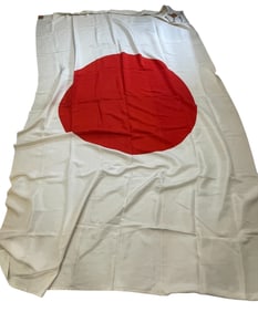 Large 1950s Flag of Japan Flown at Embassy in Washington, DC