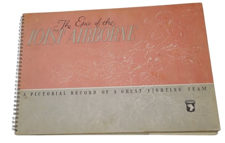 Original WWII US Army The Epic of the 101st Airborne Division Book History