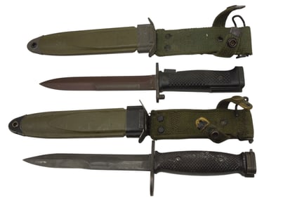 Vietnam War US Army M5A1 & M7 Military Bayonets