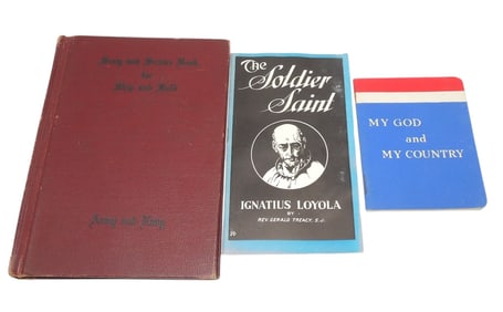 WWII US Military Song & Prayer Books Lot USO