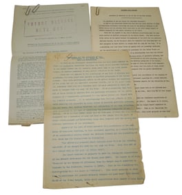 Original 1923 Statements From the US Secretary of War on Cost of National Defense