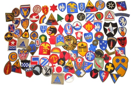 WWII US Army Military Army Air Force AAF Infantry Division Patch Insignia Collection