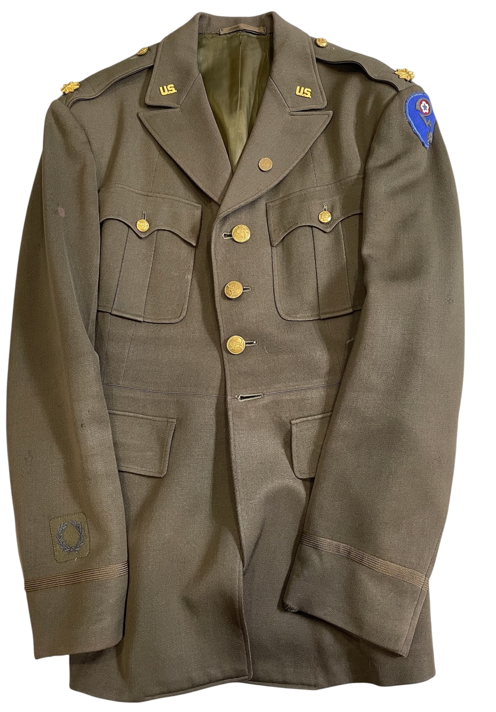 Named WWII Manhattan Project Senior Engineer Director Uniform Jacket: Original WWII jacket named to Major Donald G. Sturges, the Director of the Operations Division and Chief of the Uranium Production Division at Madison Square from April 1943 to August 1945. He was per