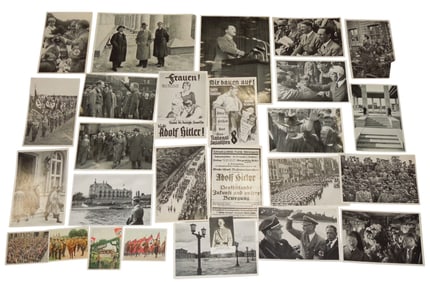 Lot WWII German Military NSDAP Cigarette Photo Cards