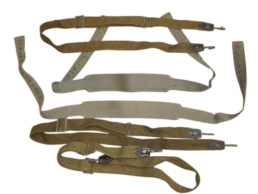 1930s - WWII Lot German Equipment Uniform Straps