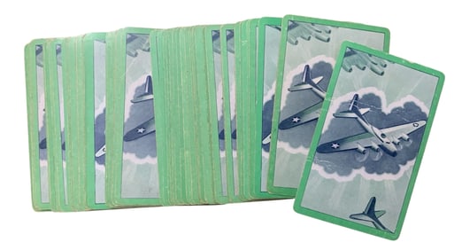 WWII Victory Home Front Boeing B-17 Flying Fortress Arrco Playing Cards