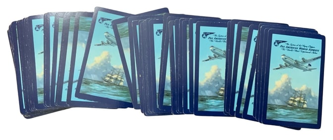 Pan American World Airways Flying Clipper Playing Cards