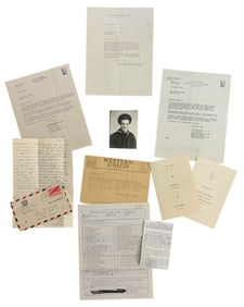 WWII 1944-1945 U.S. Navy Named KIA Paper / Photo / Letters Group