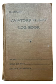 WWII Patrol Squadron (VPB-54) 1944-45 Aviators Flight Log & Diary Book Baker
