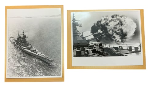 Vietnam Era US Navy USS New Jersey Photo Group