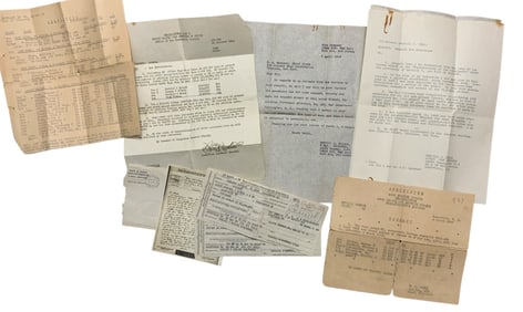 WWII Era Army Named Paper / Letter Group New Guinea & Philippines Campaigns