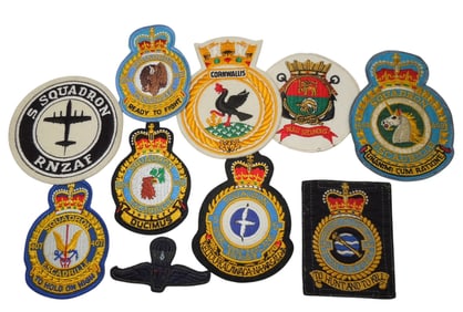 Lot Post WWII British RAF Royal Air Force Squadron Patches