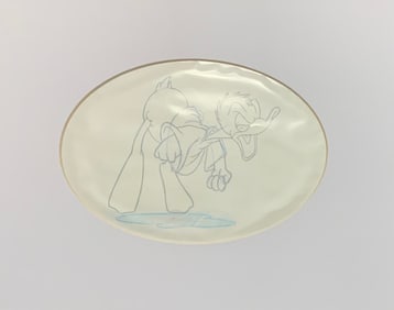 Disney Donald Duck Angry Matted Pencil Concept Color Sketch Animator Illustrator Carl Barks #6