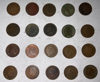 Indian Head Penny Lot (20) #2