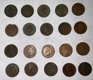 Indian Head Penny Lot (20) #4