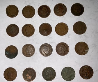 Indian Head Penny Lot (20) #10