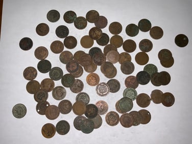 Indian Head Penny Lot (75+) #11
