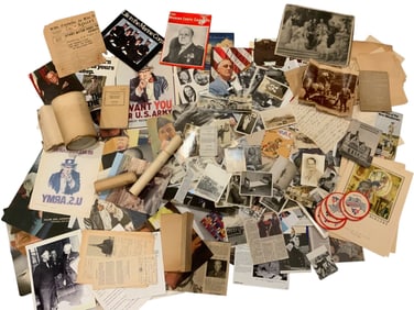 Ephemera, Books, Photos, Cards, Recruitment Materials, plus more Large Bonanza Lot #2