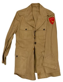 WWII Era Named USMC 5th Marine Amphibious Corps MAC Summer Weight Jacket