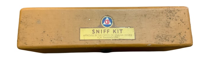 WWII Era Home Front Civil Defense CD RARE Sniff Kit