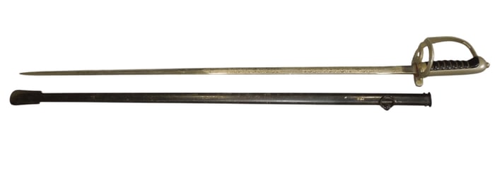 WWI British Army Artillery Officer Sword & Scabbard