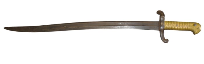 Civil War French Model 1842 Yataghan Sword