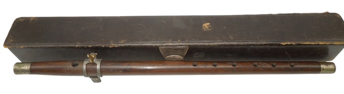 US Civil War 1800s Soldier Piccolo Flute in Box