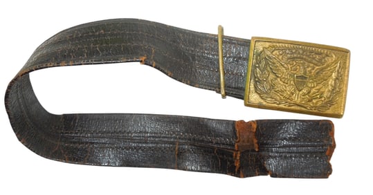 US Civil War US Army Officer Eagle Belt Buckle