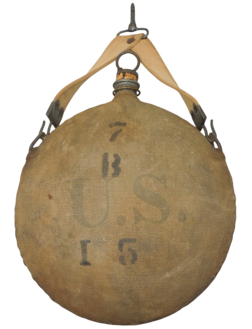 Spanish American War SAW 7th Infantry Marked US Army Canteen: Original as shown.