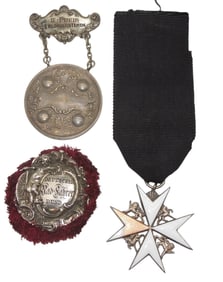 Pre WWI German Shooting Medals & Order of St. John