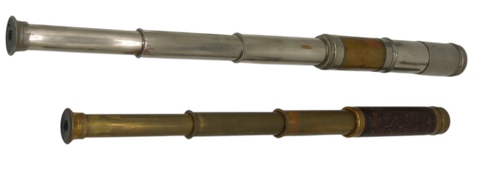 Early Lot Civil War Marine Maritime Nautical Hand Telescopes