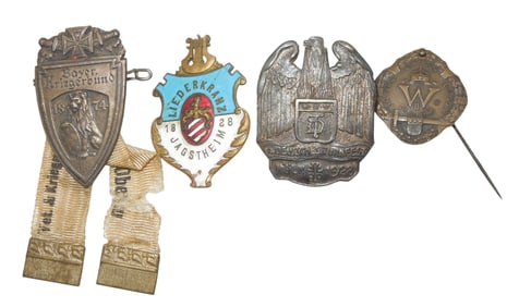 WWI German Military & Patriotic Badges Iron Cross