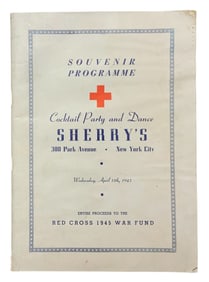 WWII 1945 Red Cross War Fund Home Front Souvenir Program