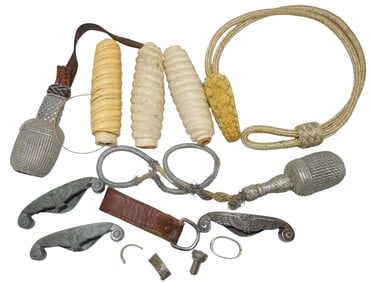 WWII German Military Dagger & Bayonet Parts Handles Portpees