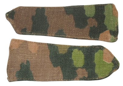WWII German Dot Camo HBT Panzer Military Shoulder Boards
