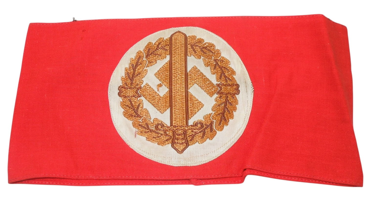 WWII German SA Wehrmannschaft Armband & Tag: Lot as shown.
