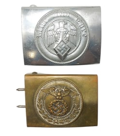 WWII German Uniform Belt Buckles Political & Hitler Youth