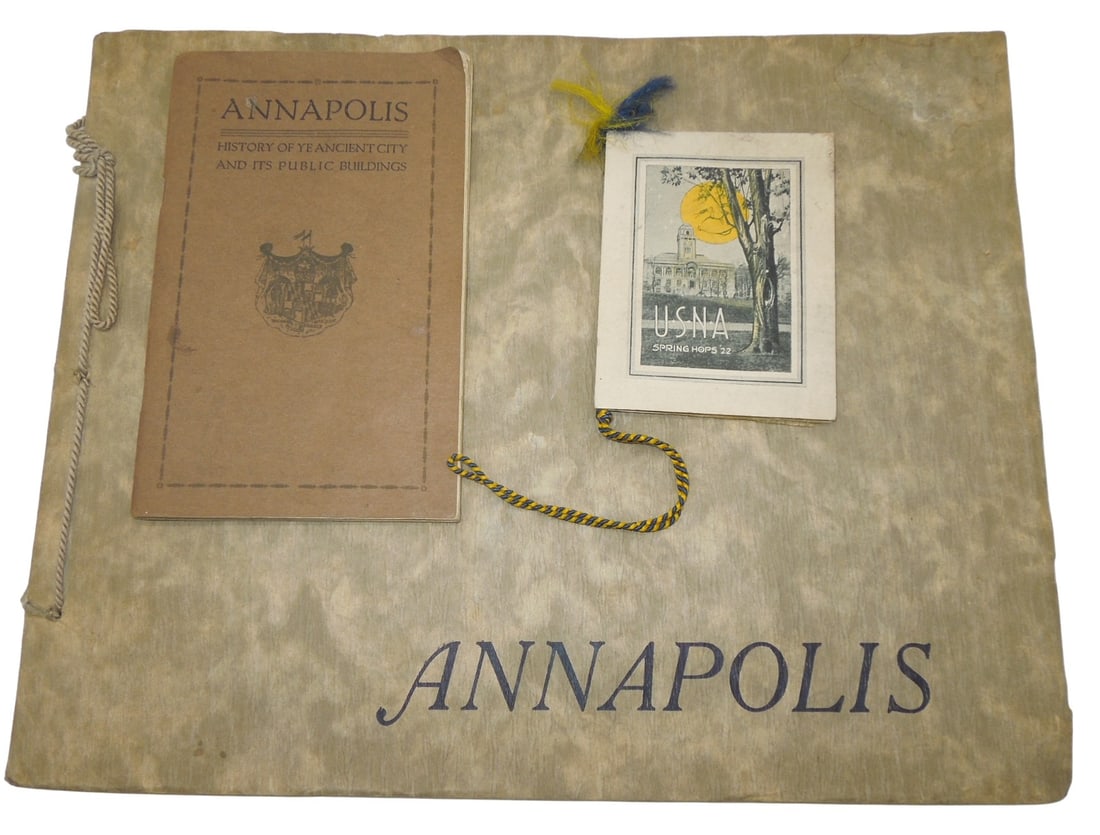 1920s US Naval Academy Annapolis Photo Album & Handbooks (1 of 9)