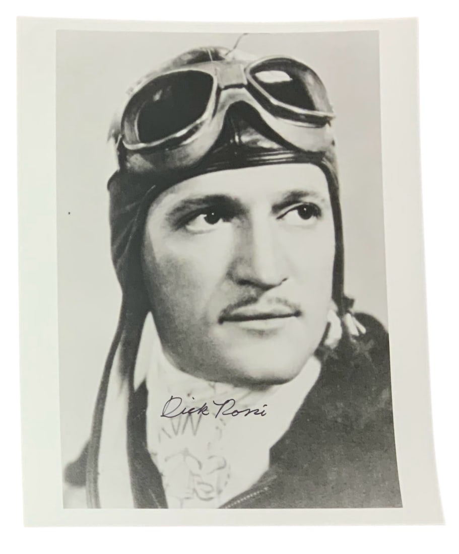 WWII Hump Pilot Dick Rossi Flying Tigers Signed Photo AVG: Dick Rossi, (April 19, 1915-April 17, 2008) an ace with six victories over Japanese planes as a “Flying Tiger,” also flew 735 transport missions as a “Hump” pilot. Months before Pearl