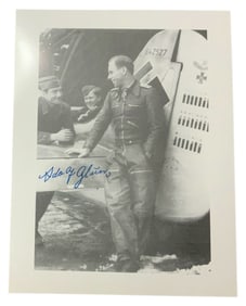WWII German Fighter Ace Adolf Glunz Knights Cross Signed Photo