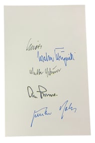 WWII German Luftwaffe Aces Galland Rall Krupinski Spate Schuck Signed Book Plate