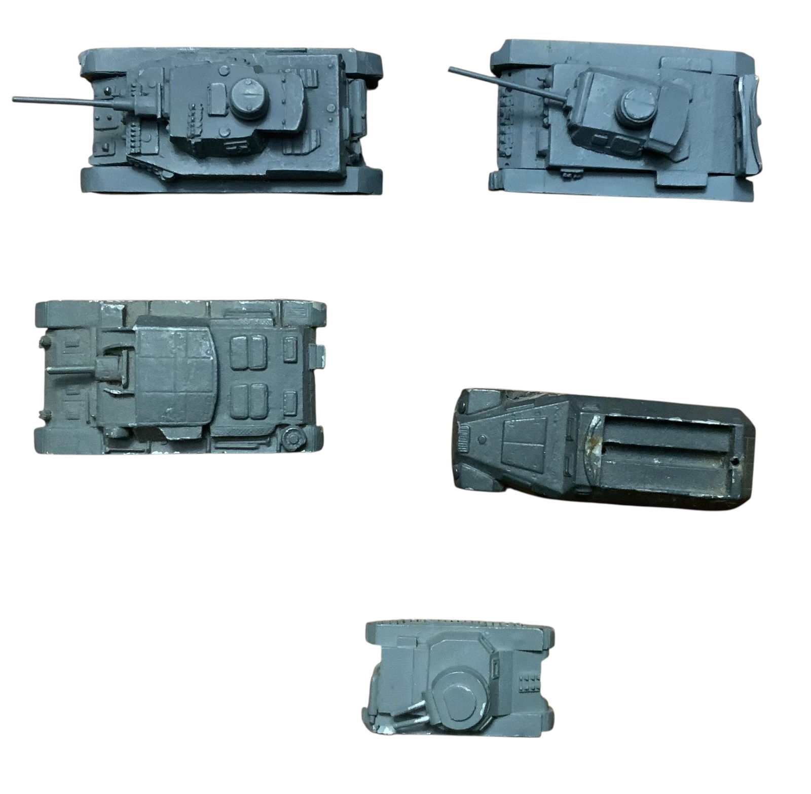 1940s WWII Era Authenticast / Comet German Germany Armored Tanks Metal Lot (5) (1 of 4)