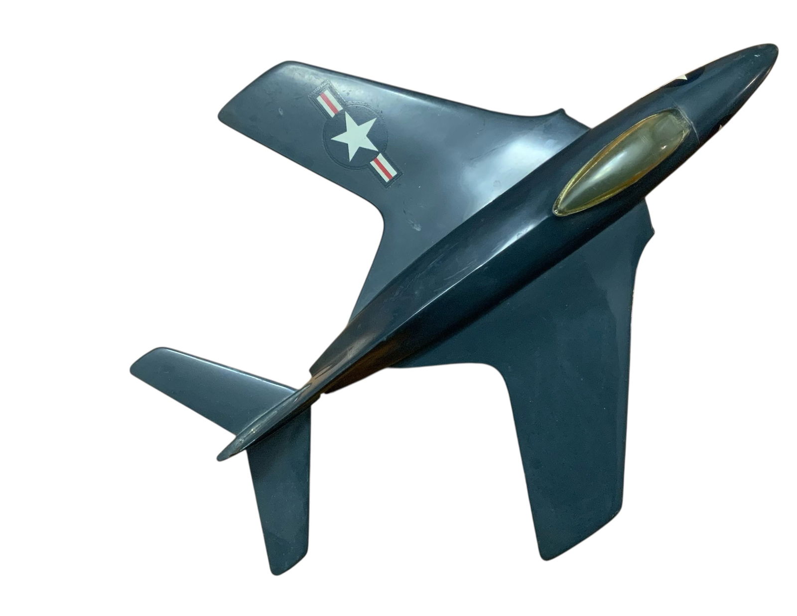 USN Navy Grumman F9F-8T Cougar Jet Carrier Based Fighter Aircraft Model (1 of 5)