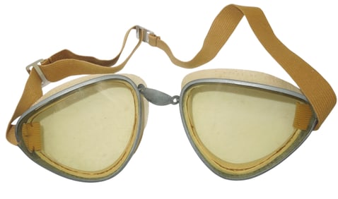 WWII Italian Military Aviator Flight Goggles
