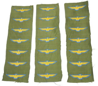 WWII Imperial Japanese Army Air Service Aviator Wings Patches