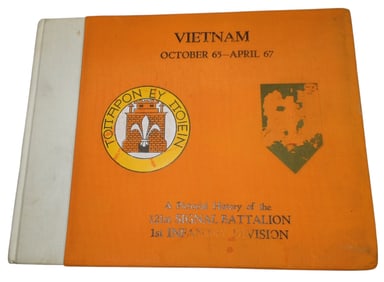 1st Infantry Division Vietnam 121st Signal Battalion Unit History Year Book