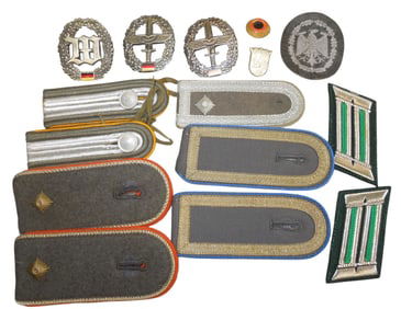 Cold War West German Military Uniform Shoulder Boards & Badges
