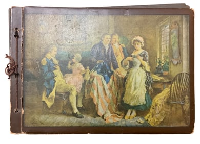 WWII Era Army Navy USO Named Scrapbook Buffalo, New York