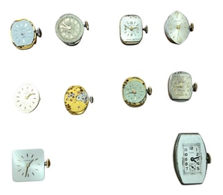 Unresearched Watches Lot Olympic Alecto Elgin Hamilton (2), Longines (2), Gruen Bulova Omega